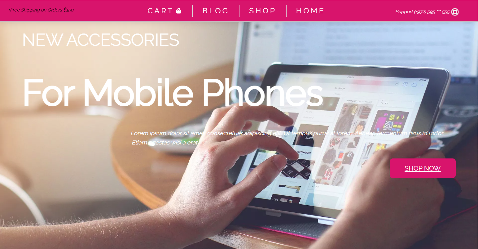 صورة مشروع تخرج وردبريس - مجموعة WooCommerce بواسطة رغدة زكي